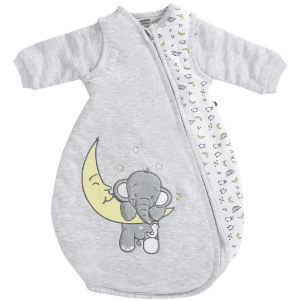 Jacky Schlafsack Elephant Wattiert Mit Abnehmbaren Ärmeln