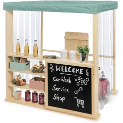 MUDDY BUDDY® Outdoor Tankstelle "Bubble Catcher", Natur - Salbeigrün