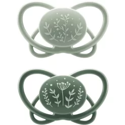 Nip® Schnuller First Moments "My Butterfly" - Grün, Aus Silikon, Größe 1 (0-6 Monate)