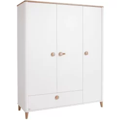 PAIDI Kleiderschrank Lotte & Fynn 3-türig