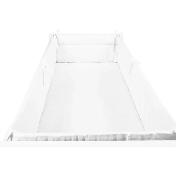 SONNE Rundumnestchen Uni 32x420cm Weiss